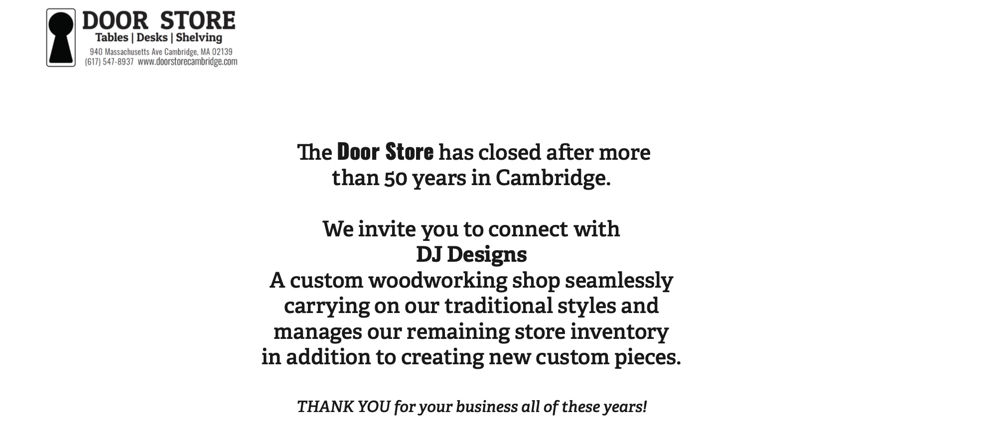 Door Store Message
